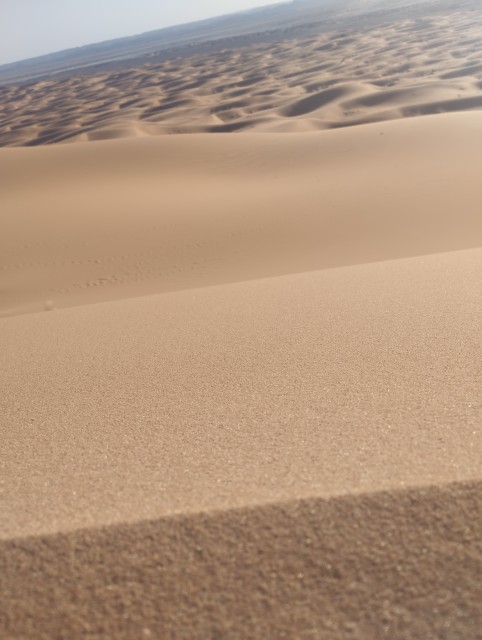 Gros plan sur le sable ...