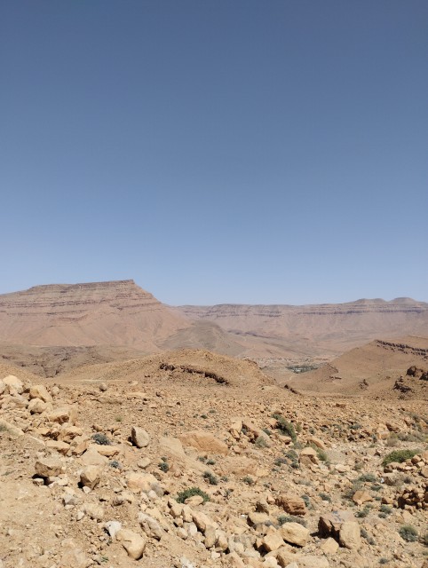 Et une dernière photo du désert ,car aux dires des collègues ,demain ça ressemblera davantage au Jura qu'au Sahara vers Midelt ?!
