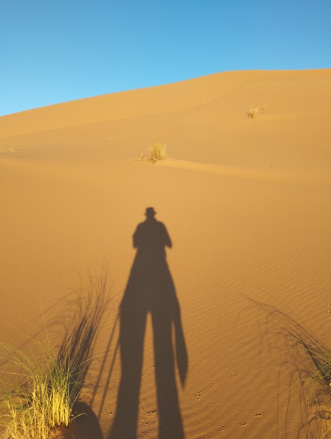 La balade du jour ,pas très loin du camping pour cause d'horaire un peu tardif d'où les jeux d'ombres ...