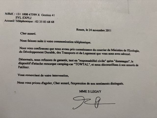 Courrier Matmut