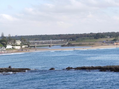 La plage du Pont Blondin à Mohammedia