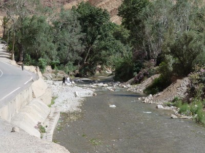 La sortie des gorges