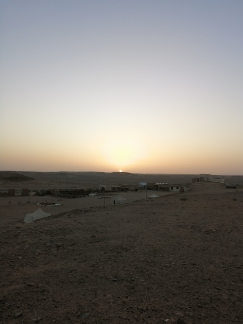 Smara :Soleil couchant sur le désert...